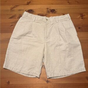 Silkworks Classic Linen/Cotton Flat Front Shorts